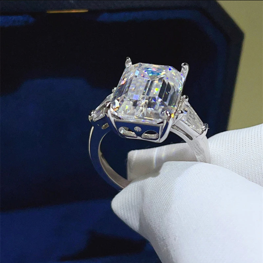 5 Carat Emerald Cut Ring