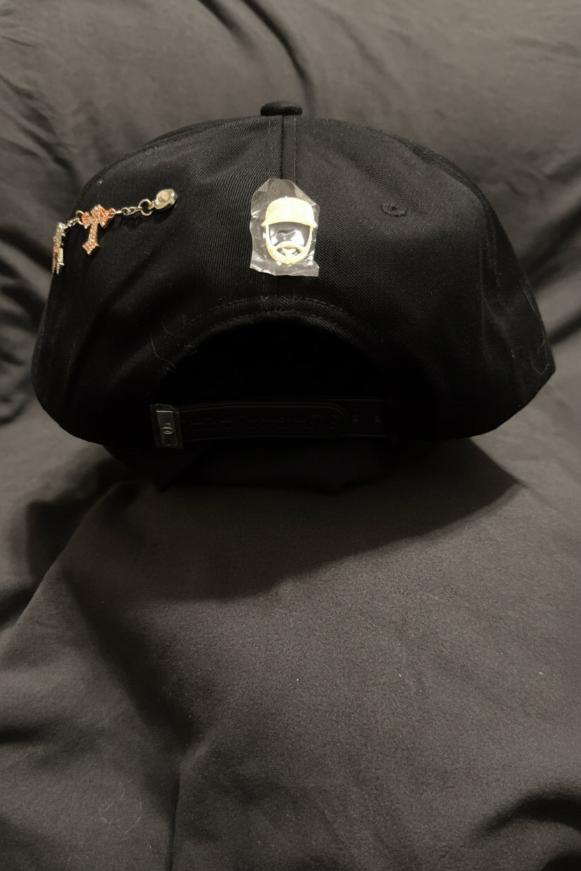 EL BARBAS HATS Black Snapback Hat Adjustable