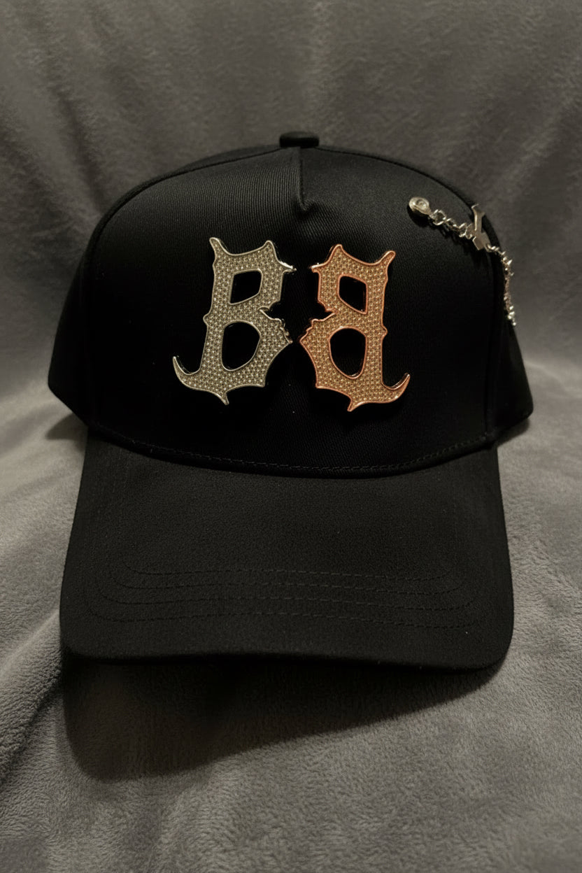 EL BARBAS HATS Black Snapback Hat Adjustable