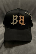 EL BARBAS HATS Black Snapback Hat Adjustable